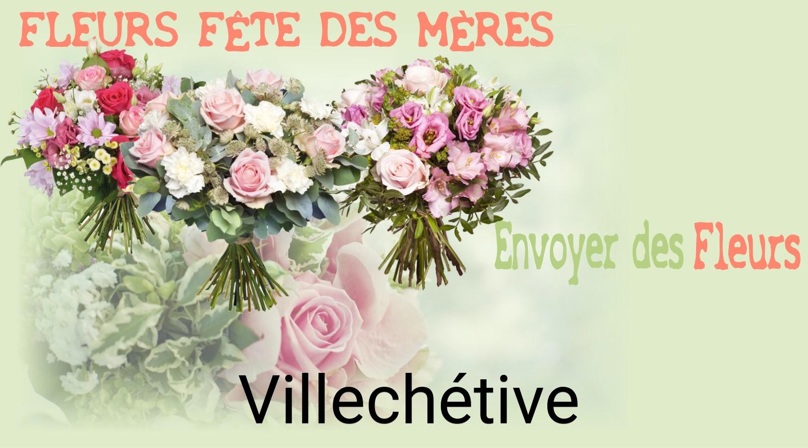 Bouquet de Fête des Mères livré à Villechétive